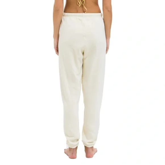 Aviator Nation SUNSET PATCH SWEATPANTS - VINTAGE WHITE - Picture 2 of 2